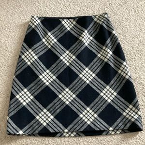 Women’s Talbots Plaid Wool Skirt